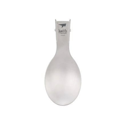 Keith Titanium Folding Spoon Small Einzelansicht Löffelkopf