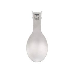 Keith Titanium Folding Spoon Small Einzelansicht Löffelkopf