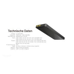 Datenblatt Nitecore NB10000 Powerbank Gen 3