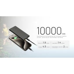 Nitecore NB10000 Powerbank Gen 3 mit 10.000 mAh Kapazität
