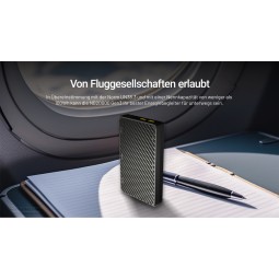 Nitecore NB20000 Powerbank Gen 3 ist von Fluggesellschaften erlaubt