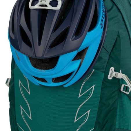 Osprey Tempest 20 Tagesrucksack Jasper Green mit Helmhalterung
