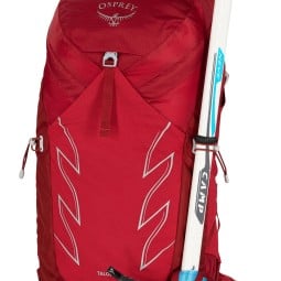 frontale Stockhalterung am Osprey Talon 36 Wanderrucksack