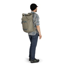 Osprey Metron 22 Tagesrucksack Tan Concrete getragen