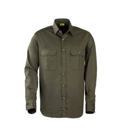 Waldkauz Waldmeister Outdoorhemd Oliv
