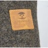 Lederdetail an der Steinkauz Pedalist Herren Fahrradjacke