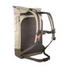 Rückseite Tatonka Grip Rolltop Pack Laptop Rucksack Brown Rice Curve