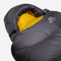 Mountain Equipment Helium GT 600 Daunenschlafsack Ansicht Kapuze