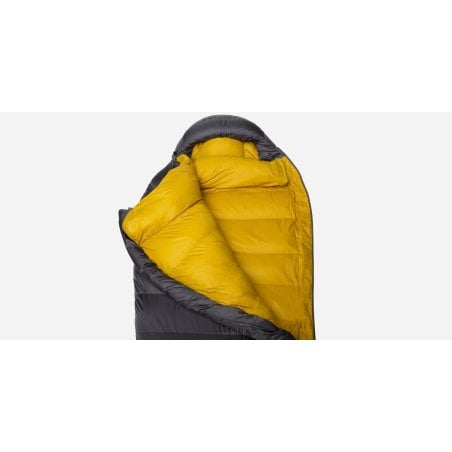 Mountain Equipment Helium GT 600 Daunenschlafsack geöffnet