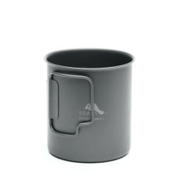 Toaks Titanium Light 450ml Cup mit eingeklappten Griffen