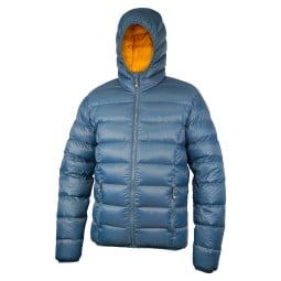 Warmpeace Vernon Jacket Daunenjacke majolica blue nugget gold