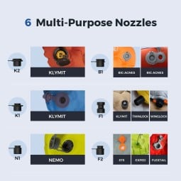 Flextail Zero Pump Luftpumpe mit zahlreichen Adaptern