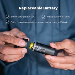 Flextail Zero Pump Luftpumpe Details zum Akku