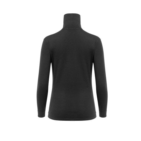 Aclima Woolterry Polo Wollpullover Damen Jet Black Rückseite