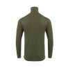 Aclima Woolterry Polo Wollpullover Rückseite Olive Night