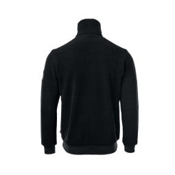 Aclima ReBorn Terry Jacket Wolljacke Rückseite Dark Grey Melange