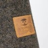 Leder Logo an der Steinkauz Pedalist Damen Fahrradjacke