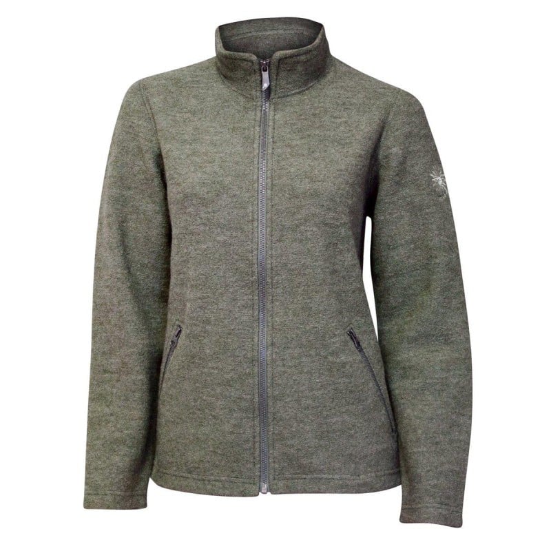 Ivanhoe of Sweden Bella Full Zip Wolljacke Damen Lichen Green Ivanhoe of Sweden Bella Full Zip Wolljacke Damen Lichen Green