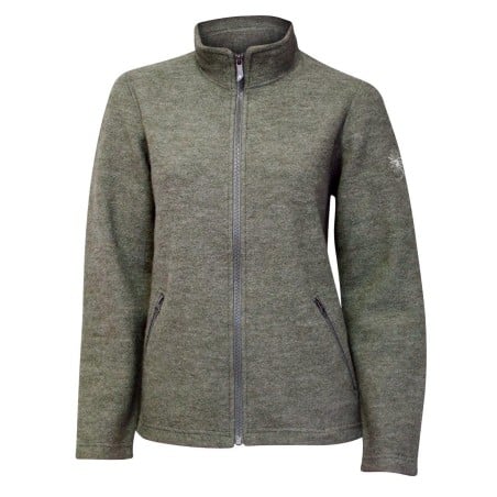 Ivanhoe of Sweden Bella Full Zip Wolljacke Damen Lichen Green