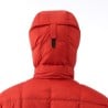 Rückansicht Kapuze Montbell Superior Down Parka