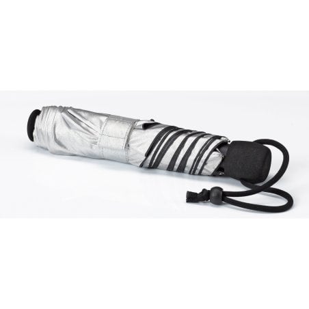 Euroschirm Light Trek Ultra Regenschirm Silber Packmaß