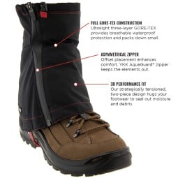 Features der Kahtoola LEVAgaiter Mid GTX Gamaschen
