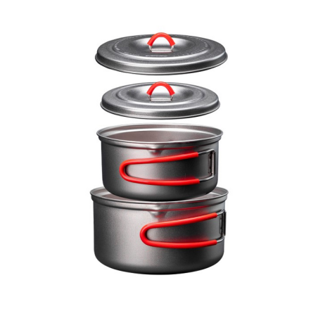 Evernew Ti U.L. Pot Set 600 & 900 genestet