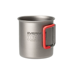 Evernew Ti Mug FH Titantasse 300ml mit eingeklappten Griffen