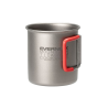 Evernew Ti Mug FH Titantasse 300ml mit eingeklappten Griffen