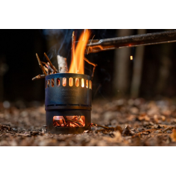 Evernew Ti Alcohol Stove DX Set im Einsatz mit Holz