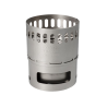 Evernew Ti Alcohol Stove DX Set aufgebaut