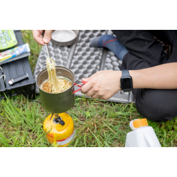 Evernew Ti Ultralight Deep Pot 900 im Einsatz