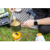 Evernew Ti Ultralight Deep Pot 900 im Einsatz