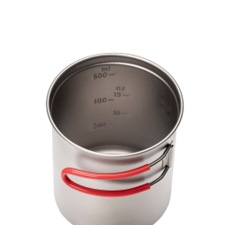 Evernew Ti Ultralight Deep Pot 640 mit innenliegender Skala