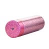 Keith Titanium Vacuum Bottle 280ml Rose liegende Ansicht mit Logo auf dem Deckel