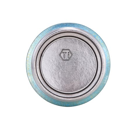 Blick in die Keith Titanium Vacuum Bottle 280ml Blau hinein