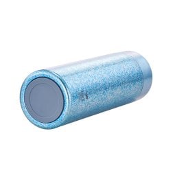 Keith Titanium Vacuum Bottle 280ml Blau mit rutschfestem Boden