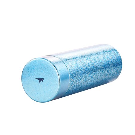 Keith Titanium Vacuum Bottle 280ml Blau mit dezentem Logo auf dem Deckel