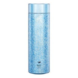 Keith Titanium Vacuum Bottle 280ml Blau