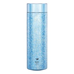 Keith Titanium Vacuum Bottle 280ml Blau