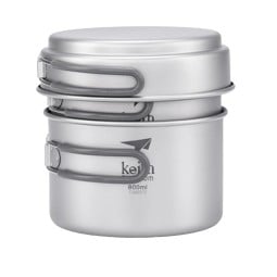 Keith Titanium Topfset 1200ml alles zusammengepackt