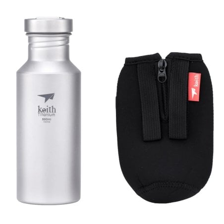 Keith Titanium Sport Bottle Titan Trinkflasche 550ml Ti3031