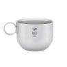 Keith Titanium Kaffeetasse mit Zubehör Einzelansicht der doppelwandigen Kaffee Tasse