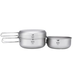 Keith Titanium 680ml Topfset mit Pfanne