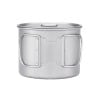 Rückansicht Keith Titanium 900ml Topf Ti3209 mit Klappgriffen