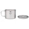 Keith Titanium 900ml Topf Ti3209 mit Deckel daneben