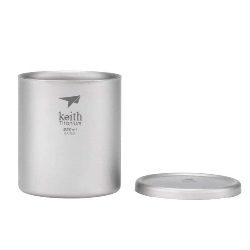 Keith Titanium Thermobecher 220ml Ti3301 Keith Titanium Thermobecher 220ml Ti3301