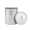 Keith Titanium Thermobecher 450ml Ti3303 mit Deckel daneben