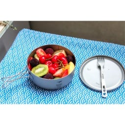 Keith Titanium Lunch Box 800ml Ti5327 beispielhaft gefüllt