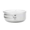 Keith Titanium Lunch Box 800ml Ti5327 mit Klappgriffen